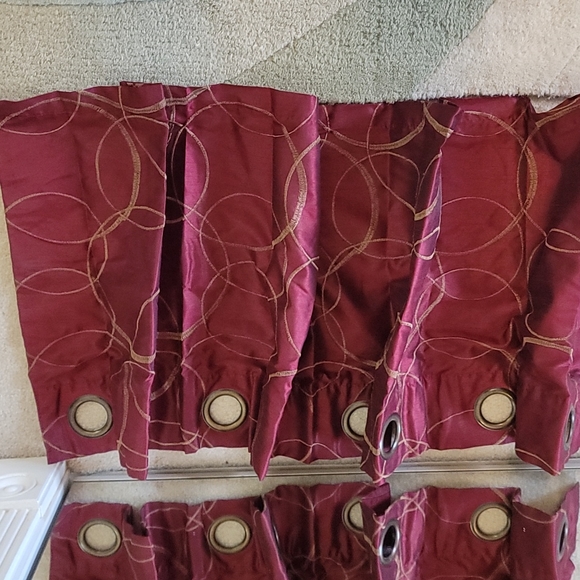 Madison Park 50 x 18 faux silk window valances - Picture 3 of 4